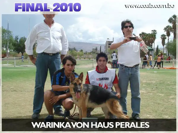 SG 2 MJH 2010 BOL. Warinka Von Haus Perales